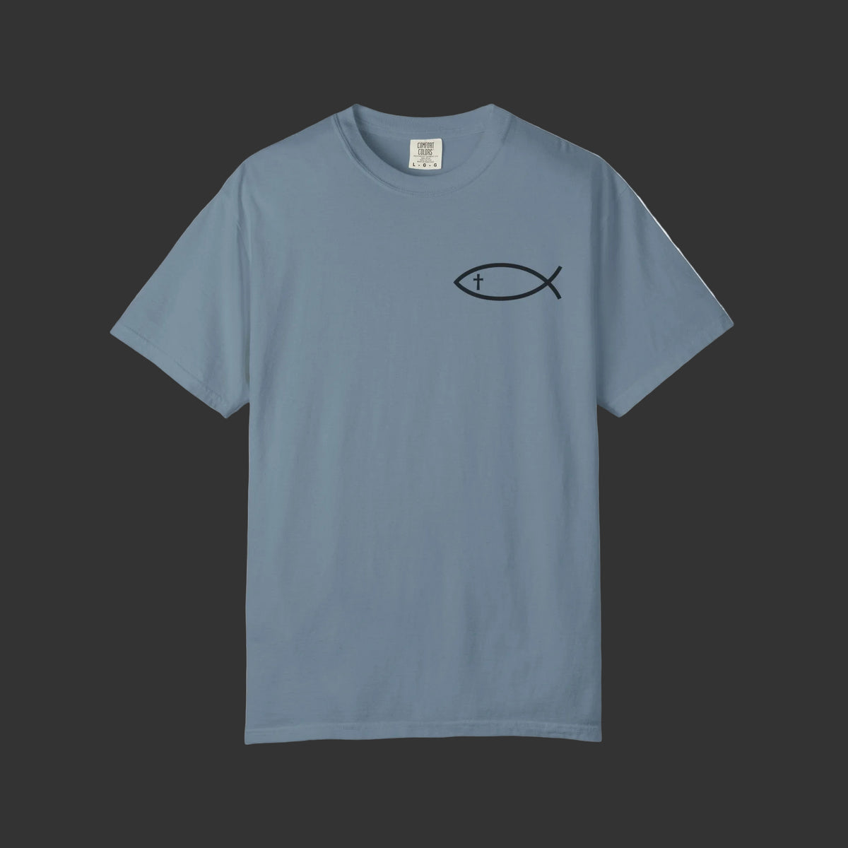 Matthew 4:19 - Jesus Fish Logo T-Shirt
