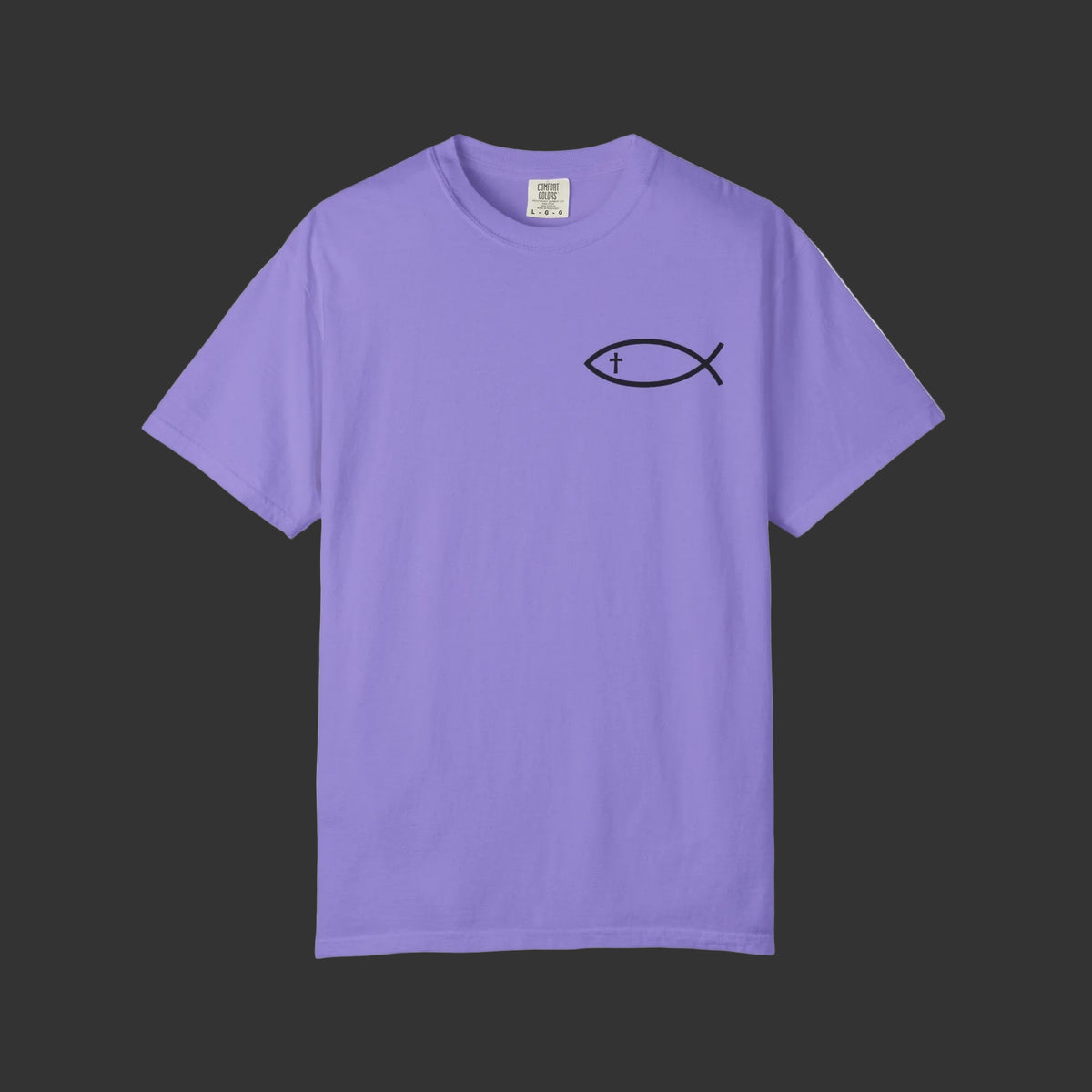 Matthew 4:19 - Jesus Fish Logo T-Shirt