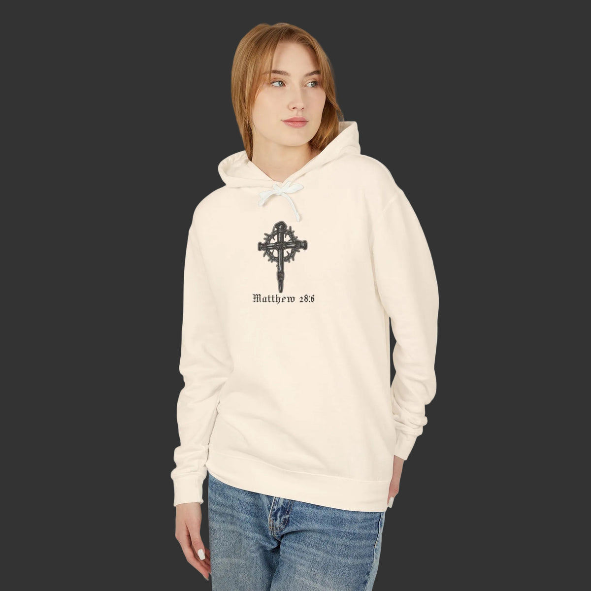 Matthew 28:6 | Empty Tomb - Lightweight hoodie