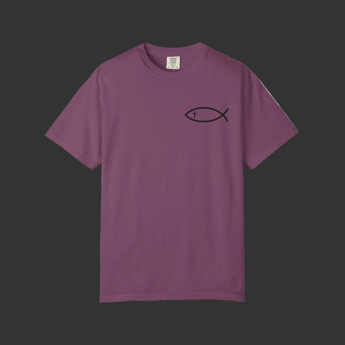 Matthew 4:19 - Jesus Fish Logo T-Shirt