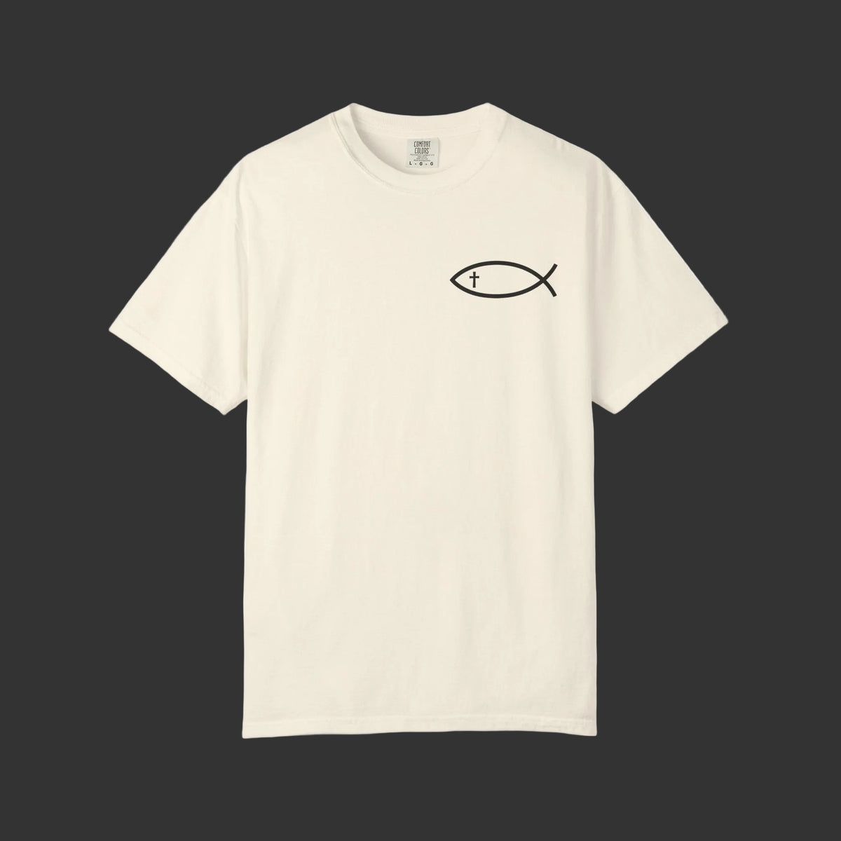 Matthew 4:19 - Jesus Fish Logo T-Shirt