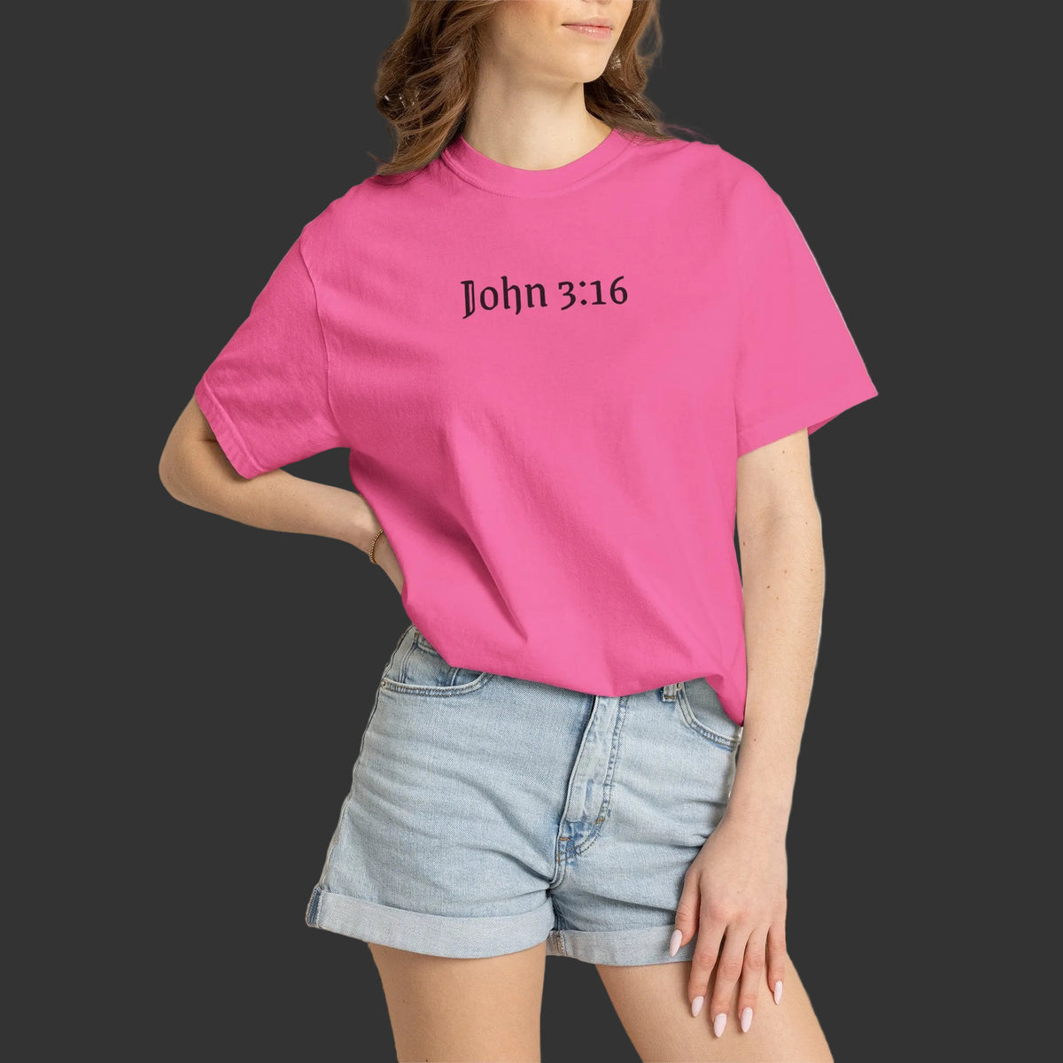 John 3:16 - Crucifix T-Shirt