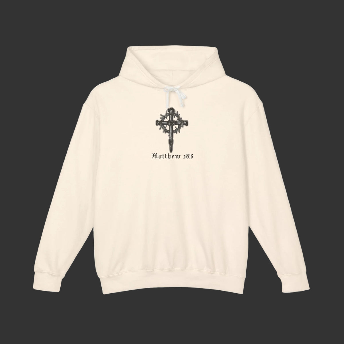 Matthew 28:6 | Empty Tomb - Lightweight hoodie