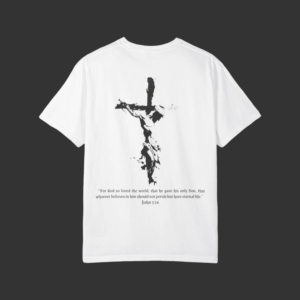 John 3:16 - Crucifix T-Shirt
