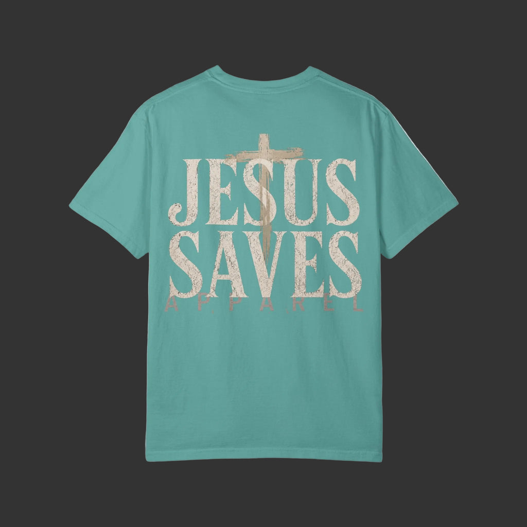 Jesus Saves Apparel | Christian faith tee