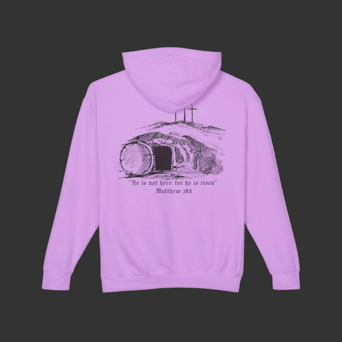 Matthew 28:6 | Empty Tomb - Lightweight hoodie