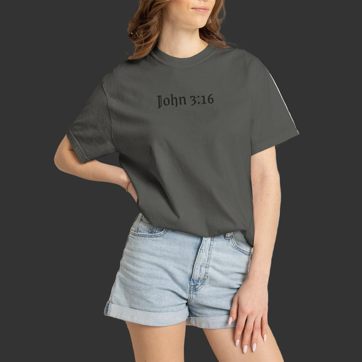 John 3:16 - Crucifix T-Shirt