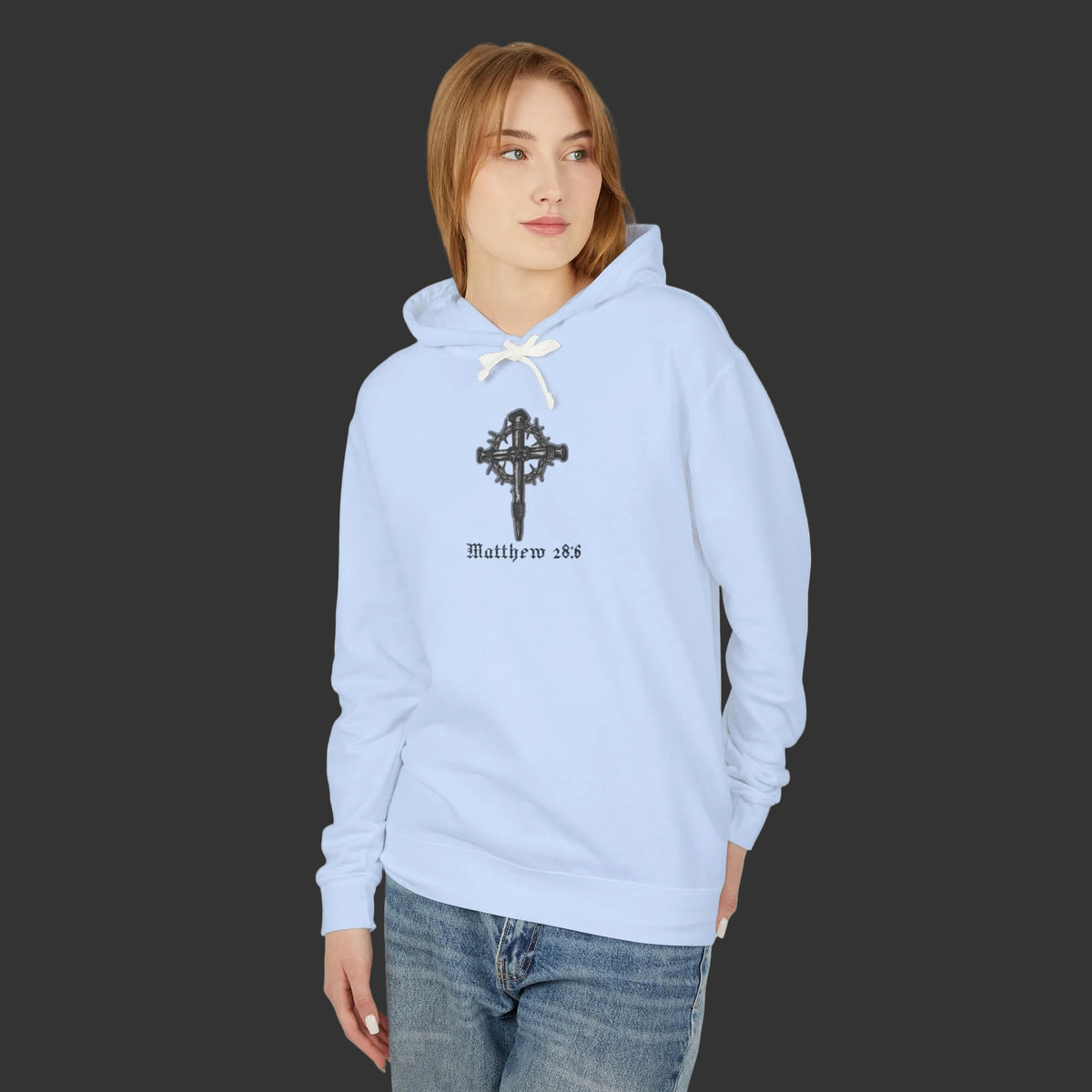 Matthew 28:6 | Empty Tomb - Lightweight hoodie