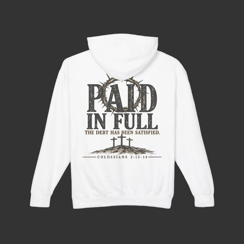 Colossians 2:13-14 | Paid in Full - Lightweight Hoodie