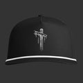 Sun washed Cross Embroidered Snapback Hat