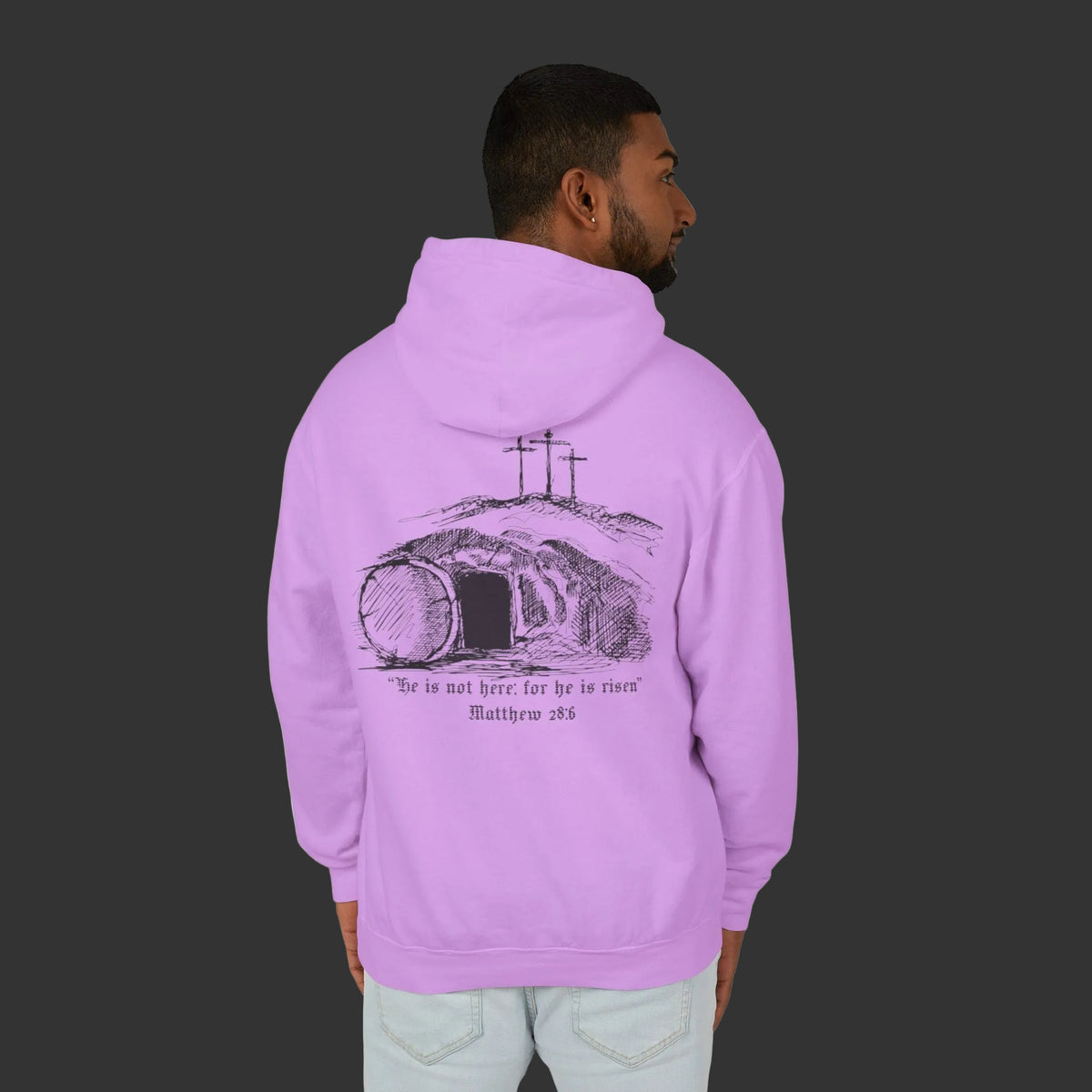 Matthew 28:6 | Empty Tomb - Lightweight hoodie
