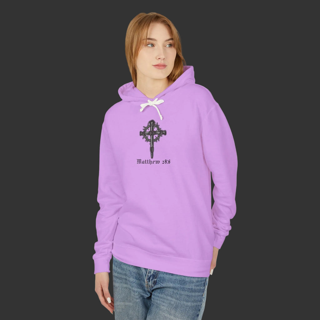 Matthew 28:6 | Empty Tomb - Lightweight hoodie
