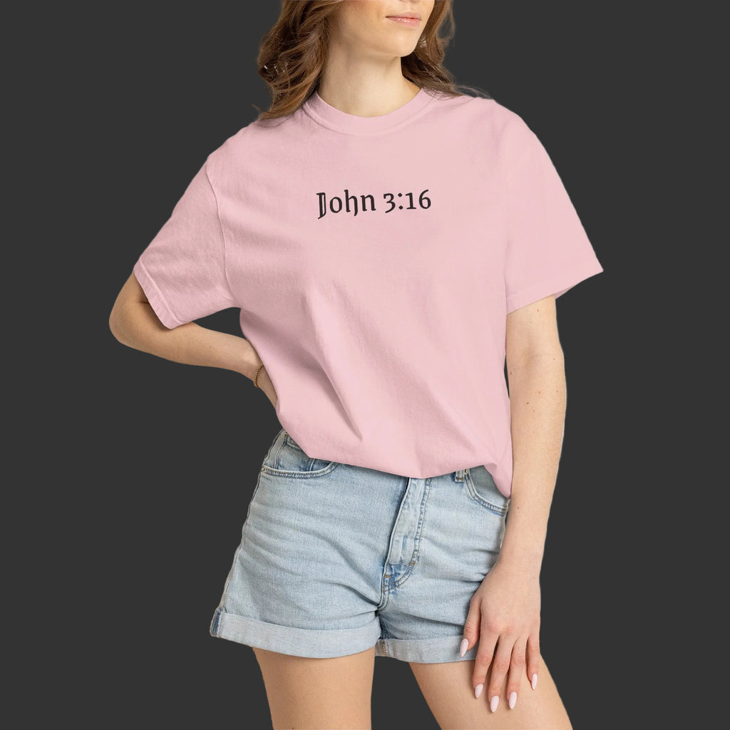 John 3:16 - Crucifix T-Shirt