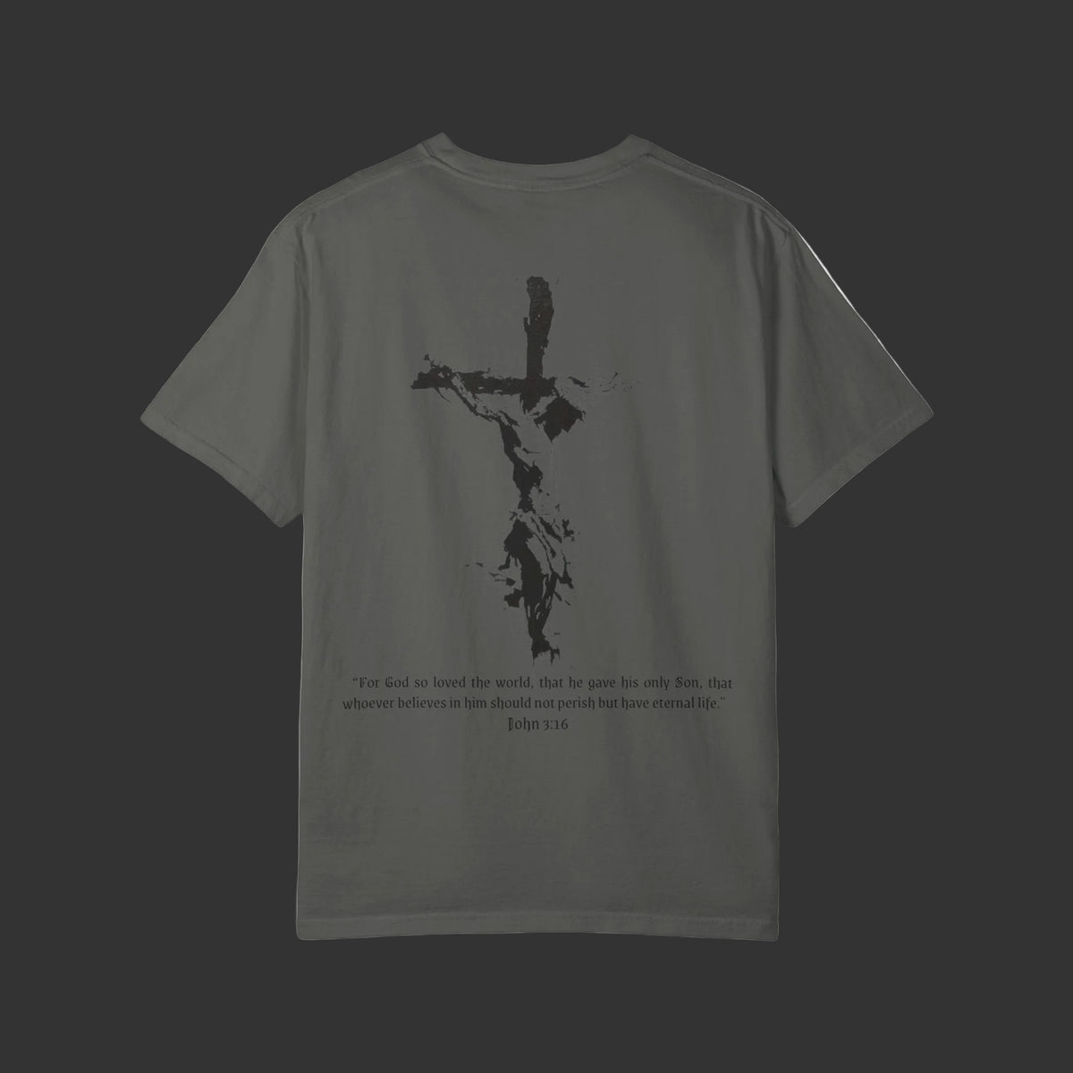 John 3:16 - Crucifix T-Shirt