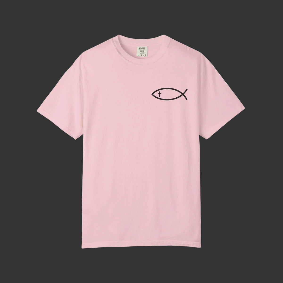 Matthew 4:19 - Jesus Fish Logo T-Shirt