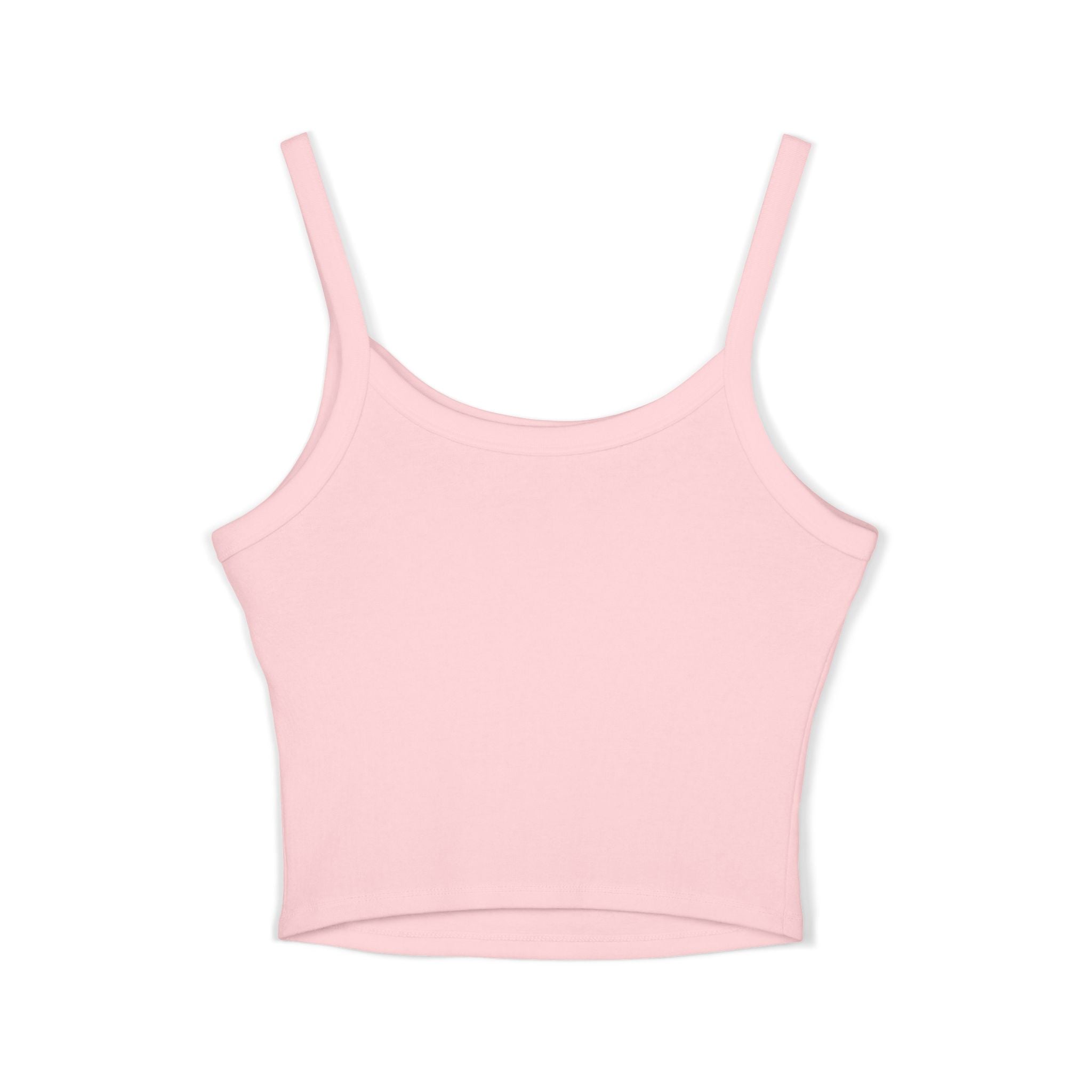 Faith Floral Crop Tank — Isaiah 40:8 Scripture Spaghetti-Strap Tank