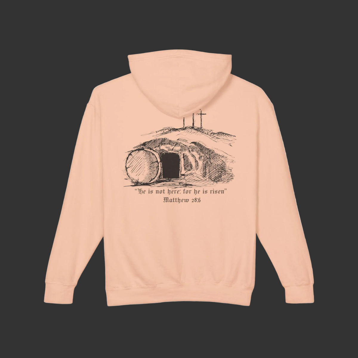 Matthew 28:6 | Empty Tomb - Lightweight hoodie
