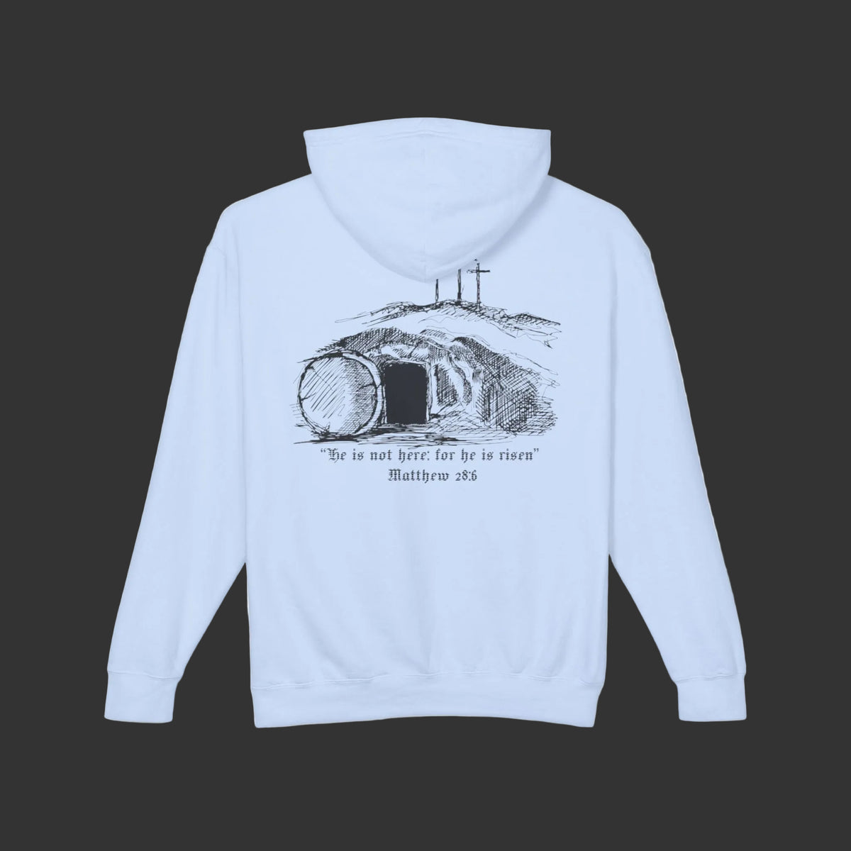 Matthew 28:6 | Empty Tomb - Lightweight hoodie