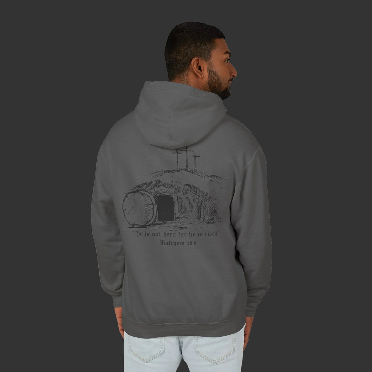 Matthew 28:6 | Empty Tomb - Lightweight hoodie