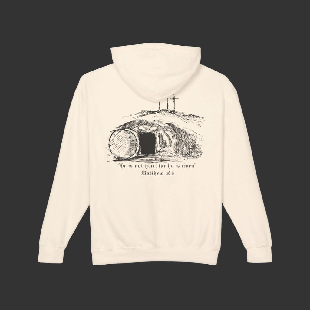 Matthew 28:6 | Empty Tomb - Lightweight hoodie