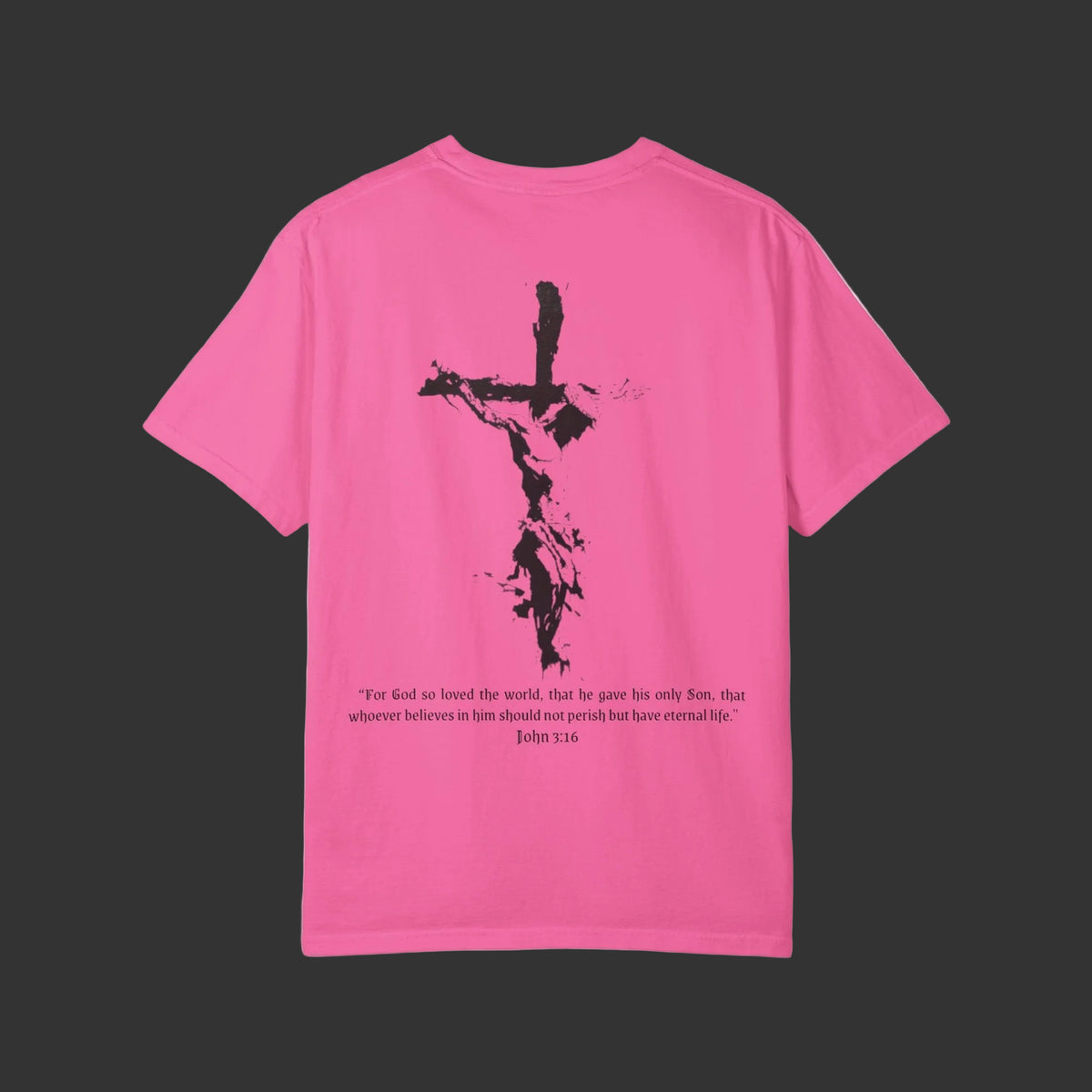 John 3:16 - Crucifix T-Shirt