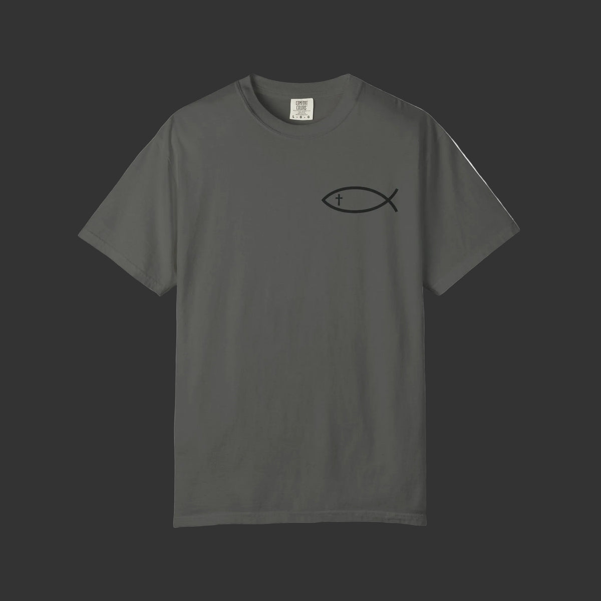 Matthew 4:19 - Jesus Fish Logo T-Shirt