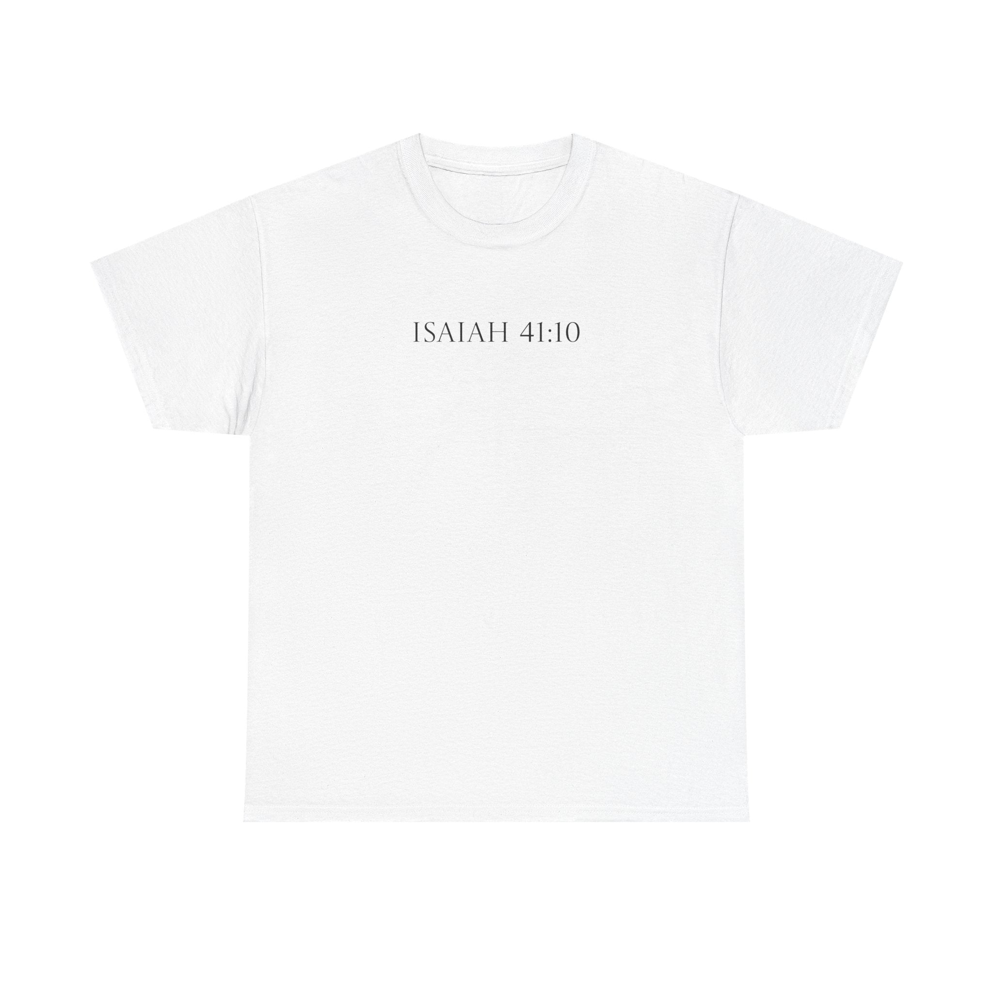 Lion Portrait Isaiah 41:10 Tee | Do Not Fear Christian Faith Shirt
