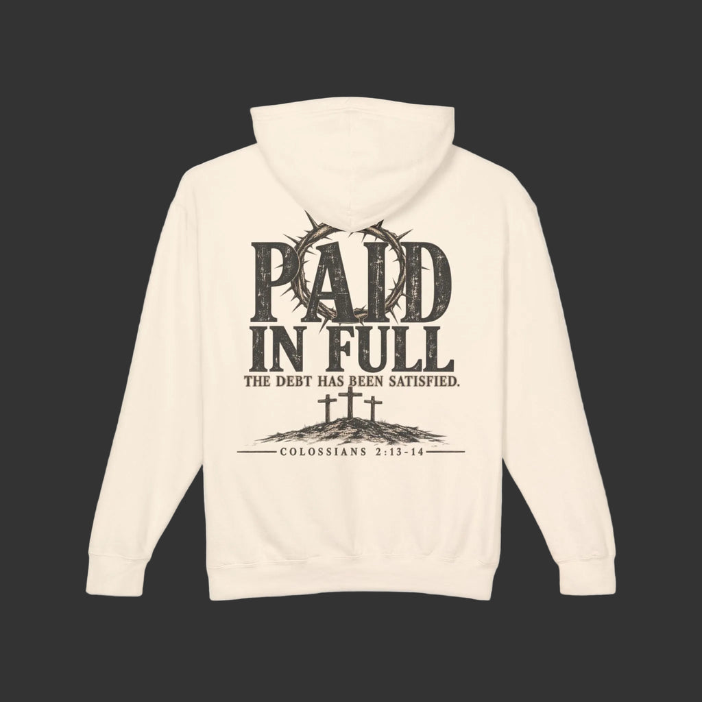 Colossians 2:13-14 | Paid in Full - Lightweight Hoodie