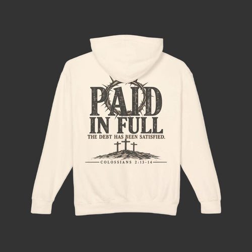 Colossians 2:13-14 | Paid in Full - Lightweight Hoodie