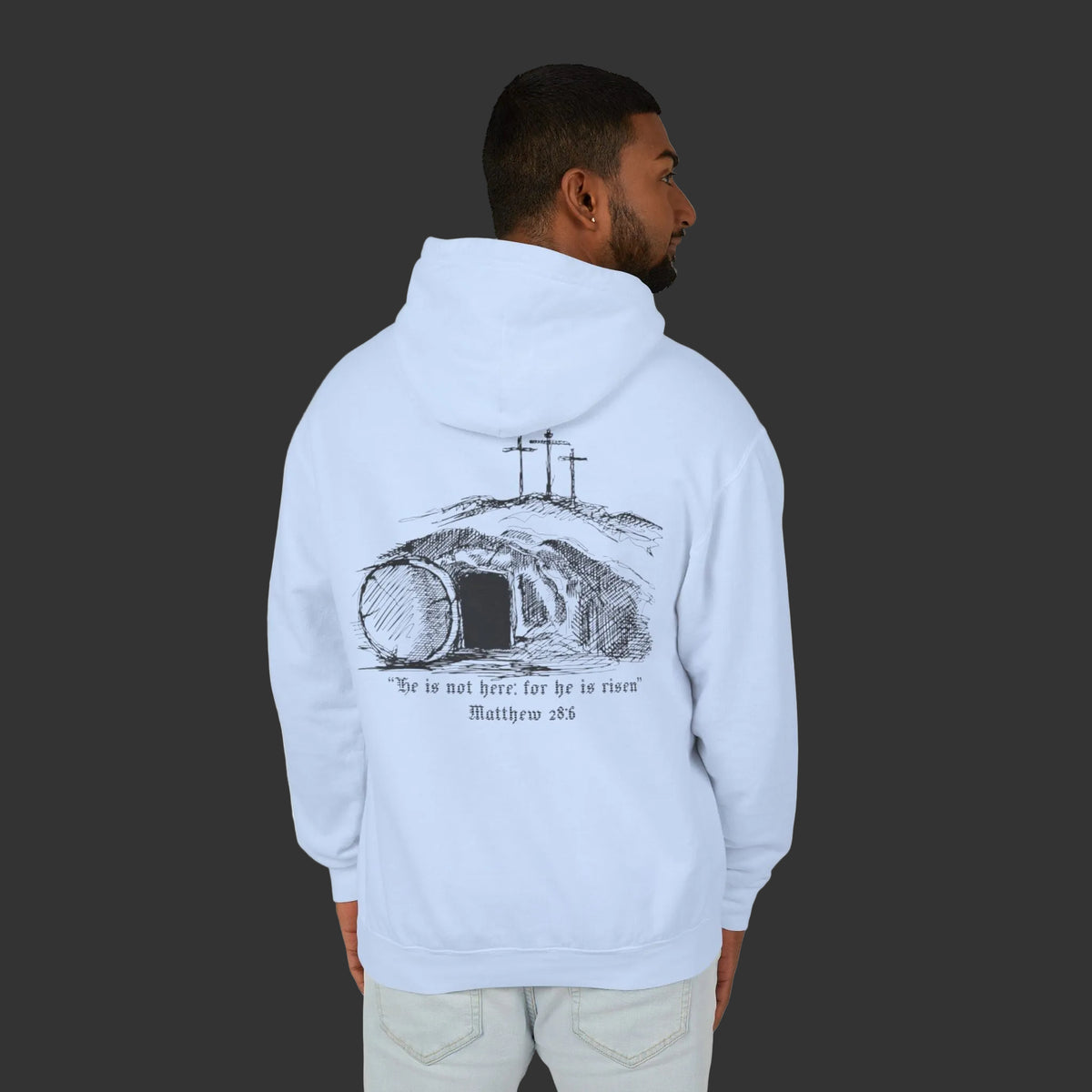 Matthew 28:6 | Empty Tomb - Lightweight hoodie