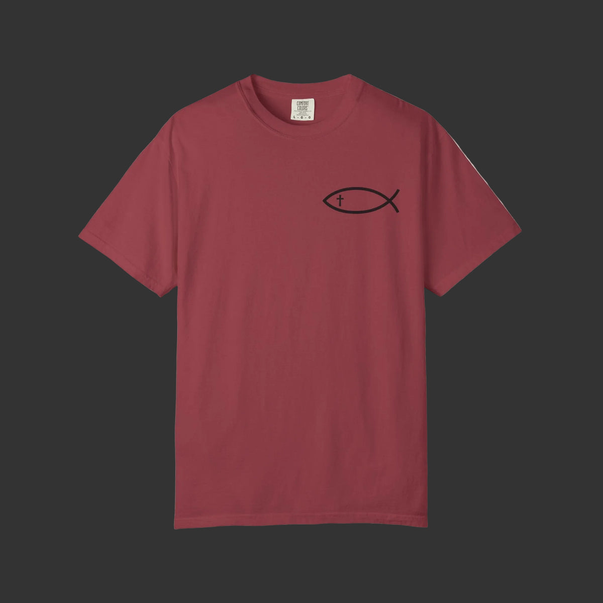 Matthew 4:19 - Jesus Fish Logo T-Shirt