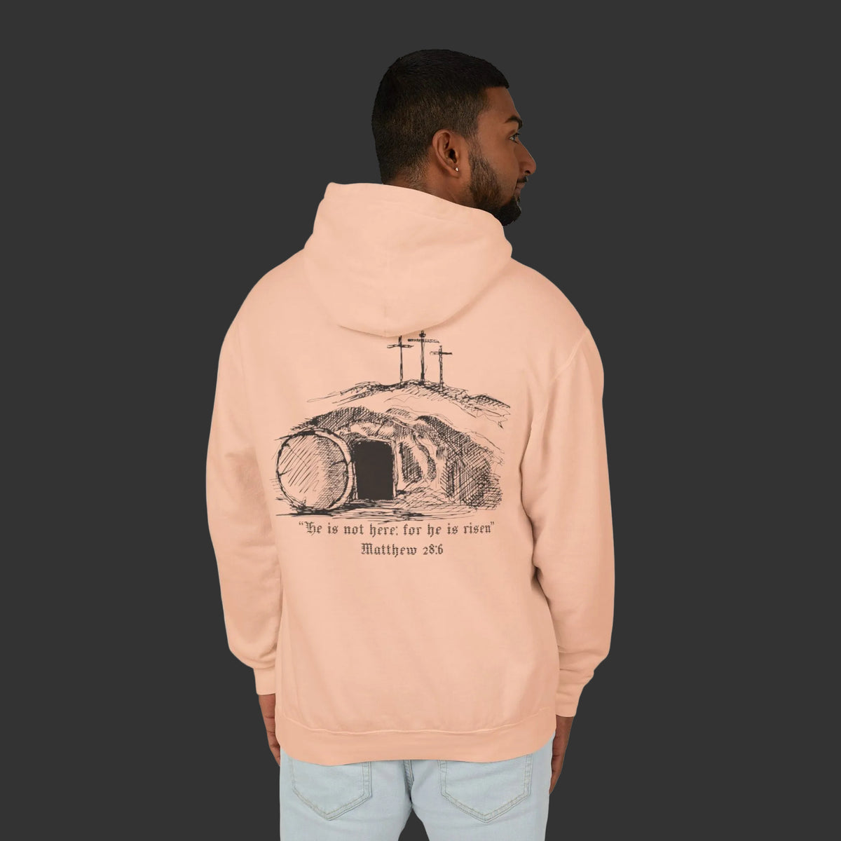 Matthew 28:6 | Empty Tomb - Lightweight hoodie